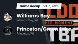 Recap: Williams Bay  vs. Princeton/Green Lake  2023