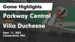 Parkway Central  vs Villa Duchesne  Game Highlights - Sept. 11, 2023