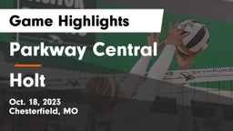 Parkway Central  vs Holt  Game Highlights - Oct. 18, 2023