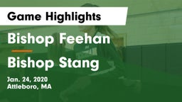Bishop Feehan  vs Bishop Stang  Game Highlights - Jan. 24, 2020