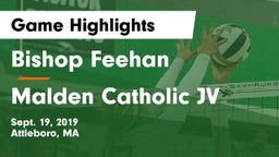 Bishop Feehan  vs Malden Catholic JV Game Highlights - Sept. 19, 2019