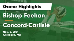 Bishop Feehan  vs Concord-Carlisle  Game Highlights - Nov. 8, 2021
