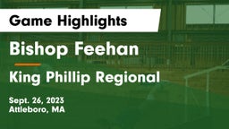 Bishop Feehan  vs King Phillip Regional  Game Highlights - Sept. 26, 2023