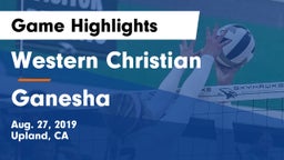 Western Christian  vs Ganesha  Game Highlights - Aug. 27, 2019