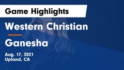 Western Christian  vs Ganesha  Game Highlights - Aug. 17, 2021