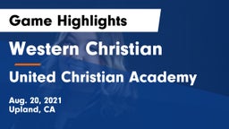 Western Christian  vs United Christian Academy  Game Highlights - Aug. 20, 2021