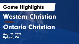 Western Christian  vs Ontario Christian  Game Highlights - Aug. 23, 2021