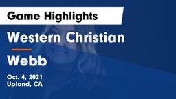 Western Christian  vs Webb Game Highlights - Oct. 4, 2021
