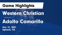 Western Christian  vs Adolfo Camarillo  Game Highlights - Oct. 21, 2021