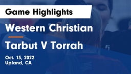 Western Christian  vs Tarbut V Torrah Game Highlights - Oct. 13, 2022