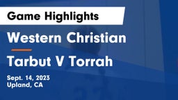 Western Christian  vs Tarbut V Torrah Game Highlights - Sept. 14, 2023