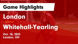 London  vs Whitehall-Yearling  Game Highlights - Oct. 18, 2023