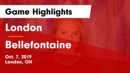 London  vs Bellefontaine  Game Highlights - Oct. 7, 2019