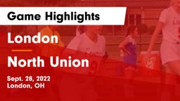 London  vs North Union  Game Highlights - Sept. 28, 2022