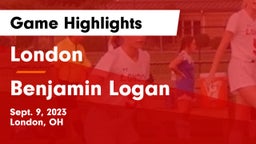 London  vs Benjamin Logan  Game Highlights - Sept. 9, 2023