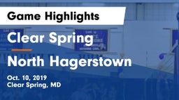 Clear Spring  vs North Hagerstown  Game Highlights - Oct. 10, 2019