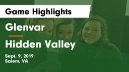 Glenvar  vs Hidden Valley  Game Highlights - Sept. 9, 2019