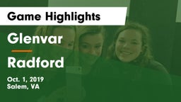 Glenvar  vs Radford  Game Highlights - Oct. 1, 2019