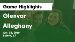 Glenvar  vs Alleghany  Game Highlights - Oct. 31, 2019