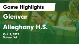Glenvar  vs Alleghany H.S. Game Highlights - Oct. 4, 2022