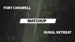 Matchup: Fort Chiswell High vs. Rural Retreat  2016