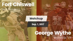 Matchup: Fort Chiswell High vs. George Wythe  2017