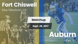 Matchup: Fort Chiswell High vs. Auburn  2017