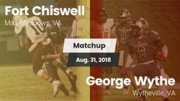 Matchup: Fort Chiswell High vs. George Wythe  2018