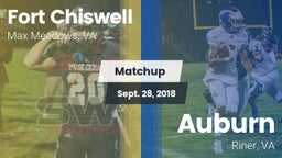 Matchup: Fort Chiswell High vs. Auburn  2018