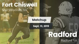 Matchup: Fort Chiswell High vs. Radford  2019