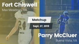 Matchup: Fort Chiswell High vs. Parry McCluer  2019