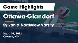 Ottawa-Glandorf  vs Sylvania Northview Varsity  Game Highlights - Sept. 26, 2022