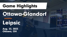 Ottawa-Glandorf  vs Leipsic  Game Highlights - Aug. 22, 2023