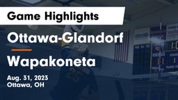 Ottawa-Glandorf  vs Wapakoneta  Game Highlights - Aug. 31, 2023