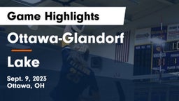 Ottawa-Glandorf  vs Lake  Game Highlights - Sept. 9, 2023