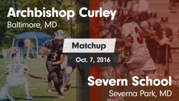 Matchup: Archbishop Curley vs. Severn School 2016