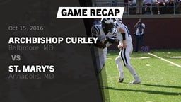 Recap: Archbishop Curley  vs. St. Mary's  2016