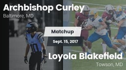 Matchup: Archbishop Curley vs. Loyola Blakefield  2017