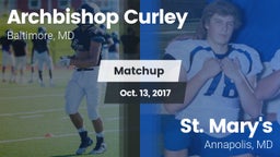 Matchup: Archbishop Curley vs. St. Mary's  2017