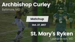 Matchup: Archbishop Curley vs. St. Mary's Ryken  2017