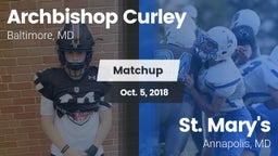 Matchup: Archbishop Curley vs. St. Mary's  2018