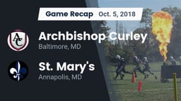 Recap: Archbishop Curley  vs. St. Mary's  2018