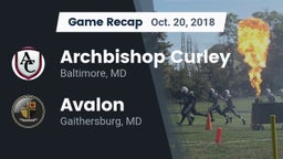 Recap: Archbishop Curley  vs. Avalon  2018