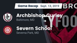 Recap: Archbishop Curley  vs. Severn School 2019