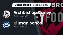 Recap: Archbishop Curley  vs. Gilman School 2019