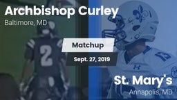 Matchup: Archbishop Curley vs. St. Mary's  2019