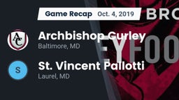 Recap: Archbishop Curley  vs. St. Vincent Pallotti  2019
