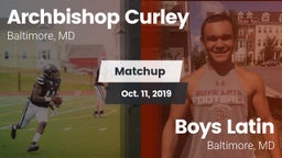 Matchup: Archbishop Curley vs. Boys Latin  2019