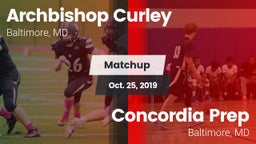 Matchup: Archbishop Curley vs. Concordia Prep  2019