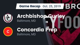 Recap: Archbishop Curley  vs. Concordia Prep  2019